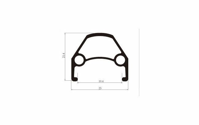 Колесо в сборе 20" Заднее, GJ-FL-021, 3/8 (гайка), V-Brake, Под трещётку 6/7 ск., Двустеночный, FWD