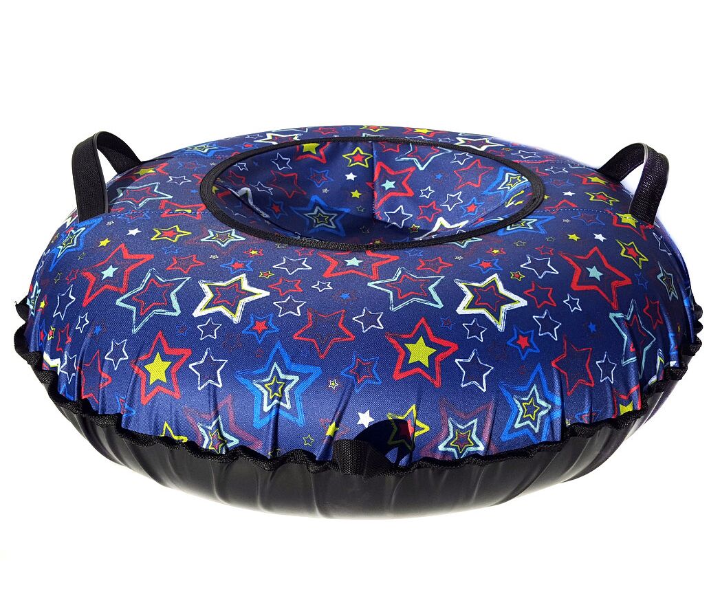 Санки надувные "Ватрушка "Звезды на синем"