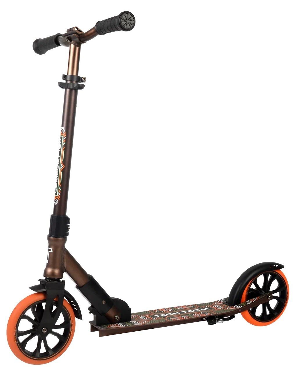 Самокат Tech Team Comfort 180R (коричневый\оранжевый, NN007564)