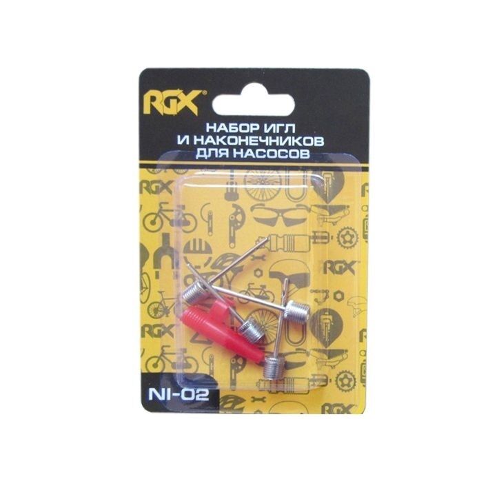 Набор переходников, игл, для накачки мячей, 5 предм., блистер