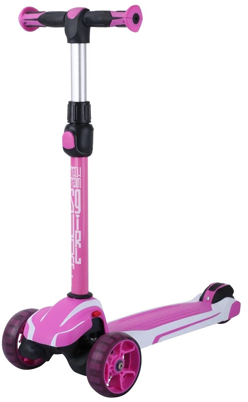 Самокат Tech Team Surf girl белый-розовый (1/4, NN007542)