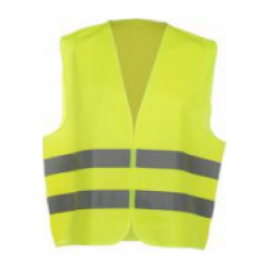 Светоотражающий защитный жилет, взрослый, L (желтый, TS-K-01yellowL)