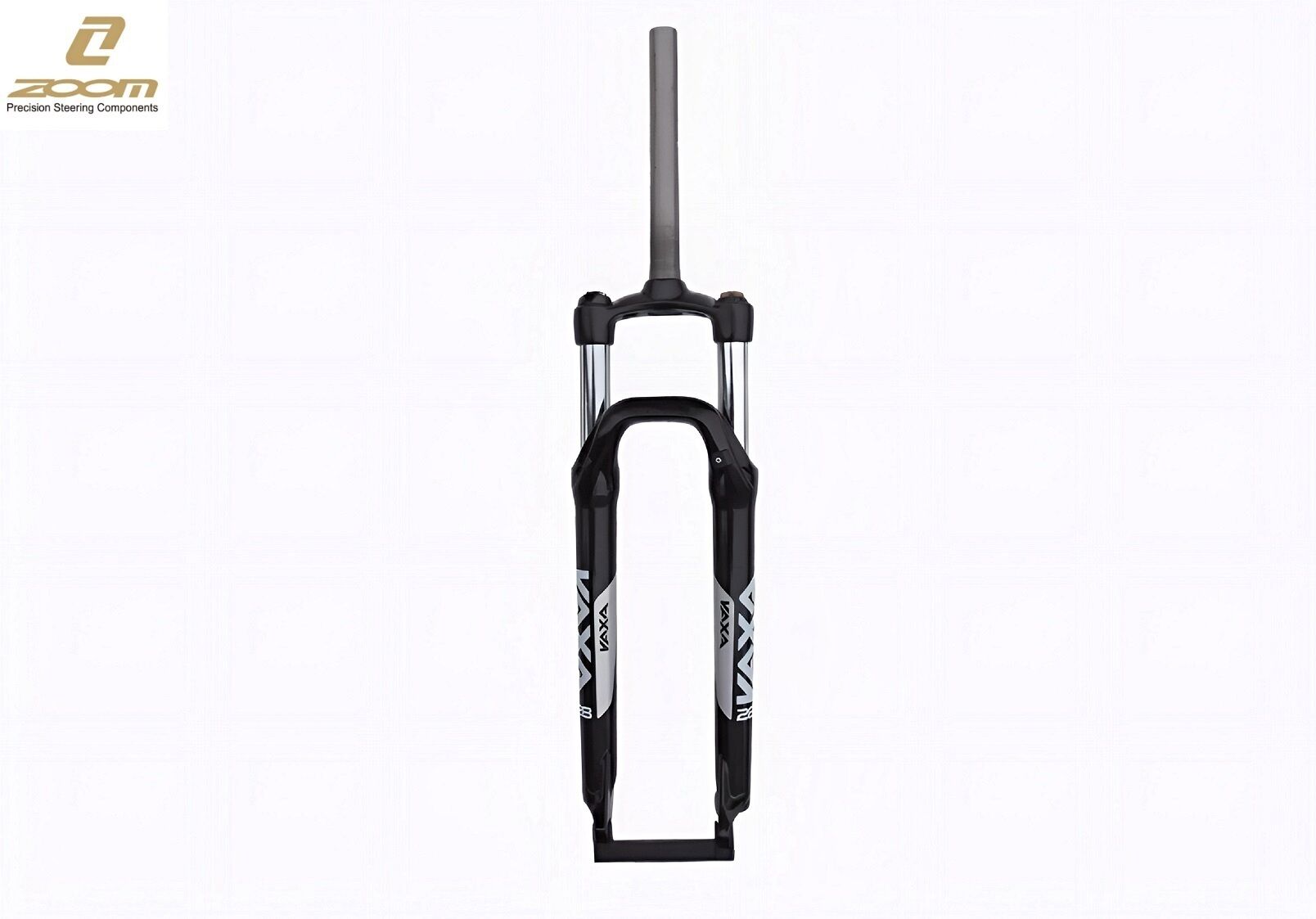Вилка 26" амортизационная ZOOM, MTB 525 AMS-HLO, 1-1/8"(28,6), ALU, безрезьбовая, DISK Brake/V-Brake, с регулировкой преднагрузки, ход 100 мм, с функцией гидравлической блокировки HLO (Lock out), ZOOM, Black (УТ00032919)