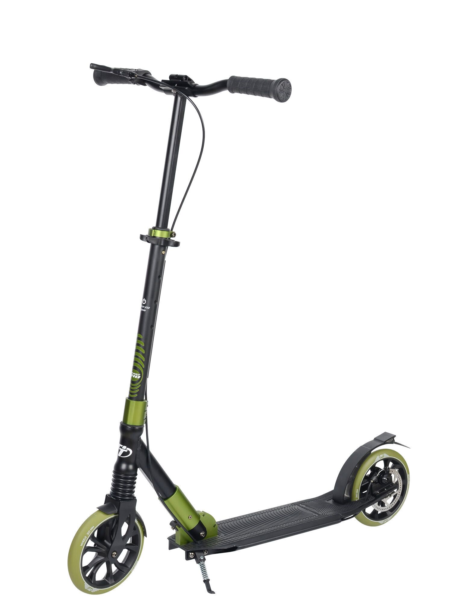 Самокат Tech Team Sport 210R зеленый (1/2, NN003984)