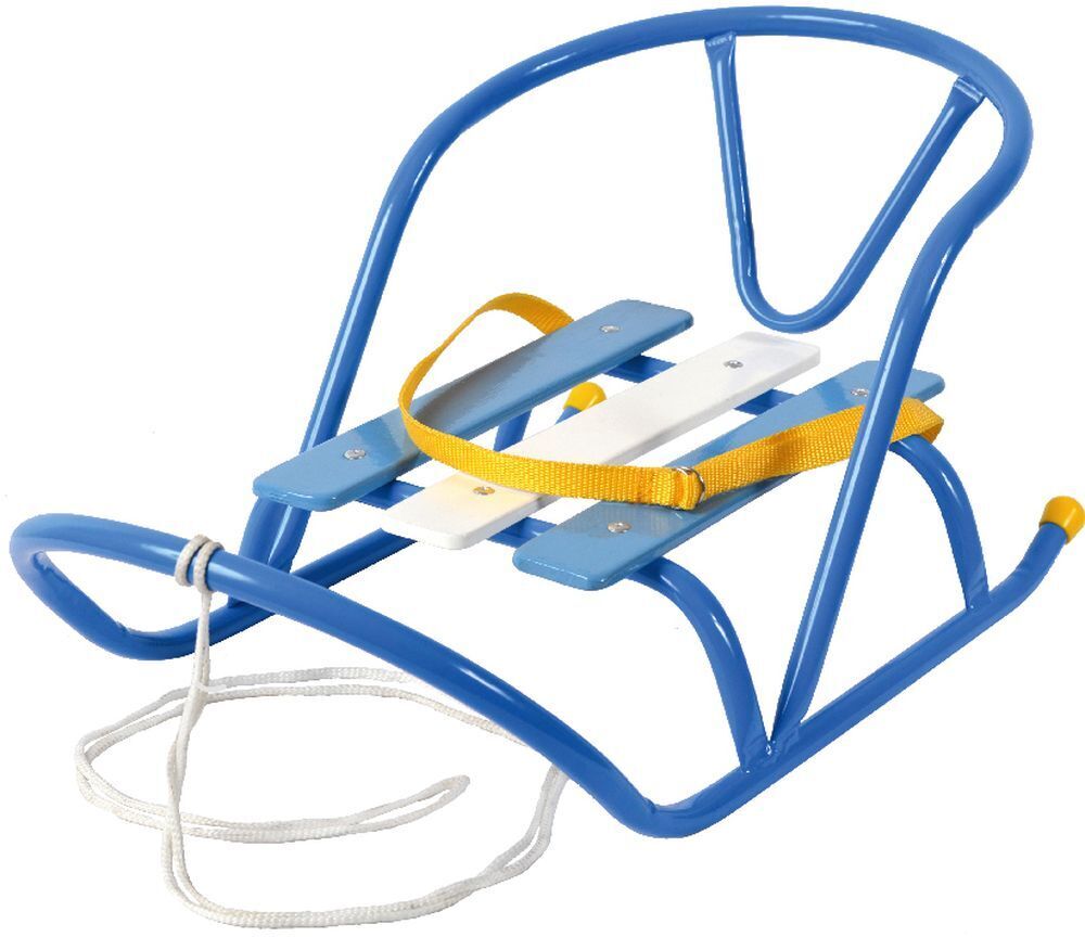 Санки детские для кукол (голубой)