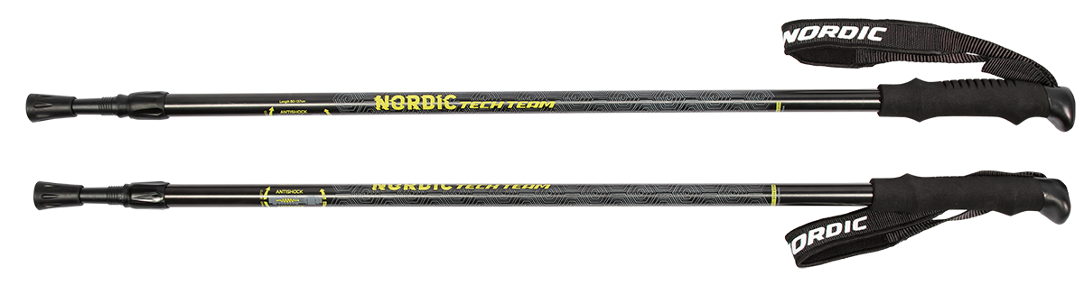 Палки для скандинавской ходьбы NORDIC (110-135 см, d=18/16 мм, аморт., ручка анатом. EVA) (TREKSTICKNOR)