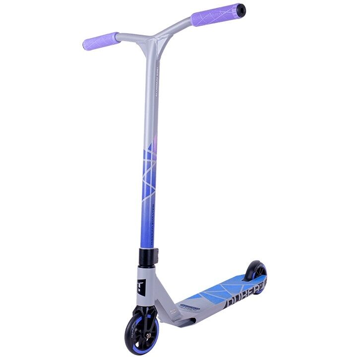 Самокат трюковый Tech Team Duker 2.0 grey/purple (1/4, NN012439)