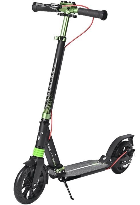 Самокат Tech Team City Scooter Disk Brake зелёный (1/2, NN007589)