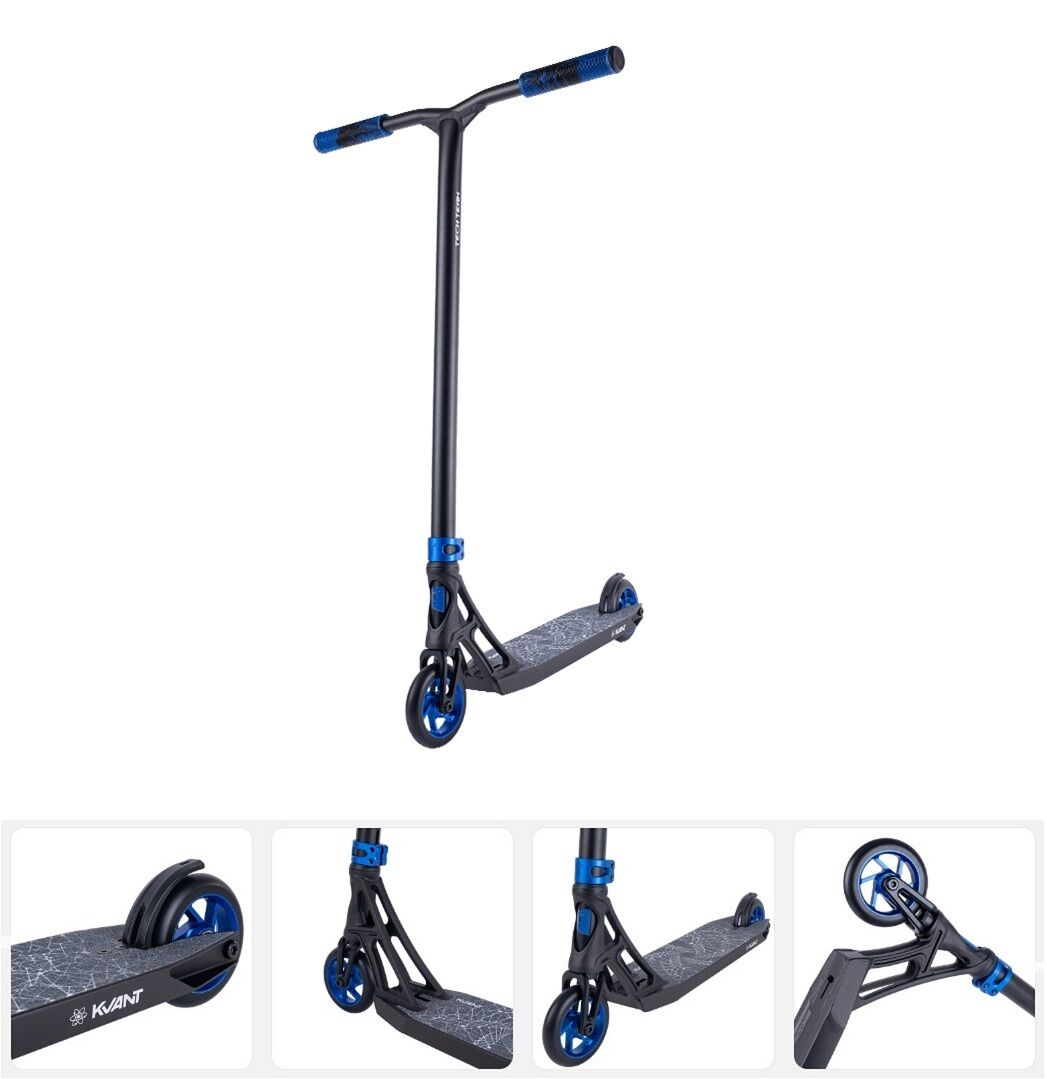 Самокат трюковый Tech Team KVANT blue (1/4, NN011038)