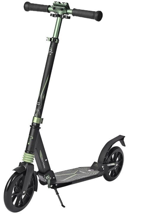 Самокат Tech Team City Scooter (1/2, зеленый, NN007585)