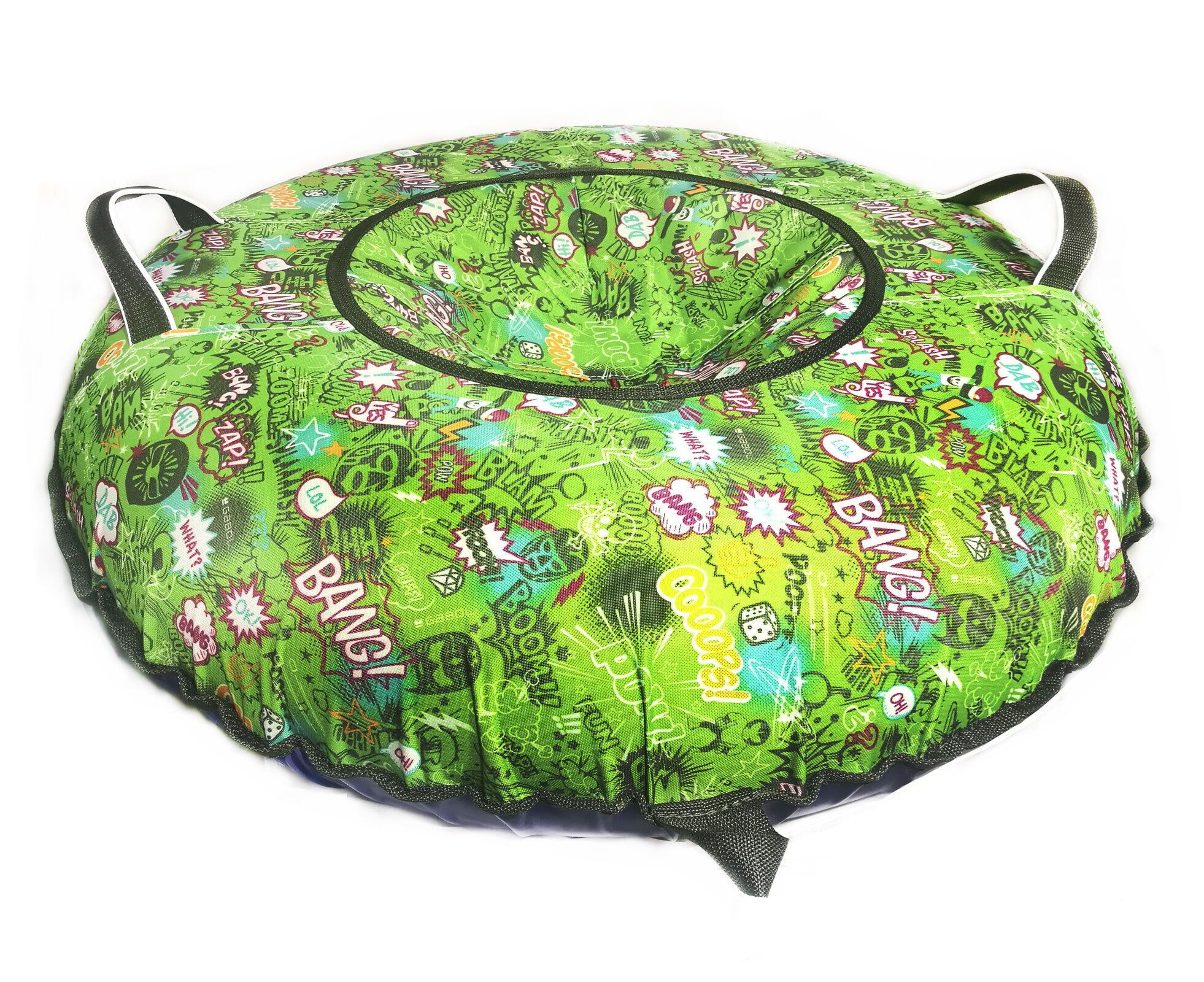 Санки надувные "Ватрушка "Ooops на зеленом"