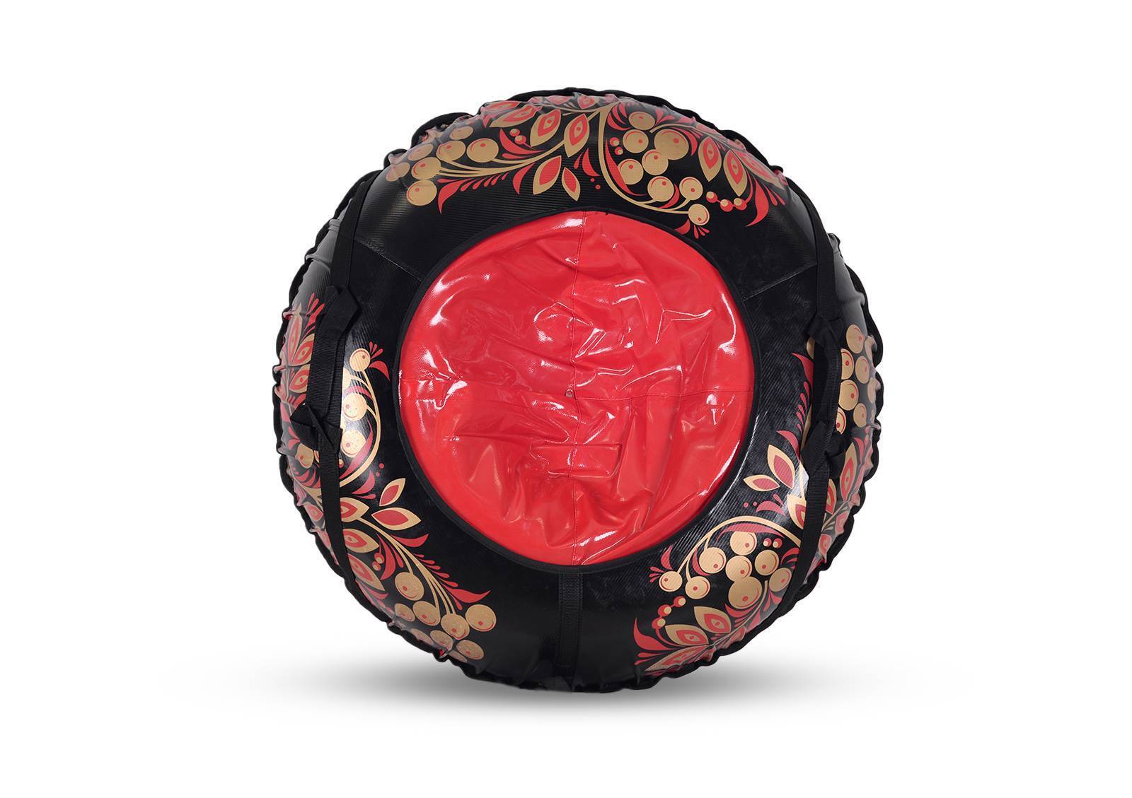 Санки надувные "Ватрушка" ПВХ-ПВХ 93 см с принтом, ТТ "ХОХЛОМА" Classic (КСНВ93ХОХЛОМА)