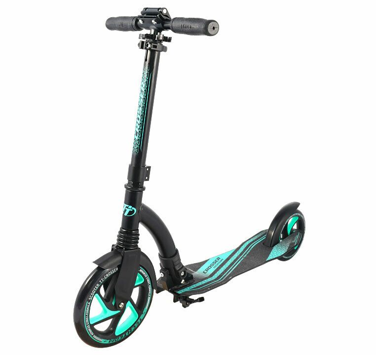 Самокат Tech Team Crosser 1/2 (бирюзовый, TTCrosaqua)