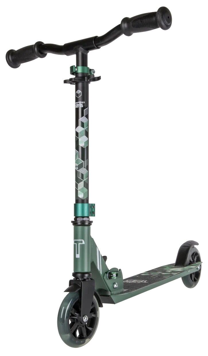 Самокат Tech Team Comfort 125R (dark green, 1/4, NN007548)