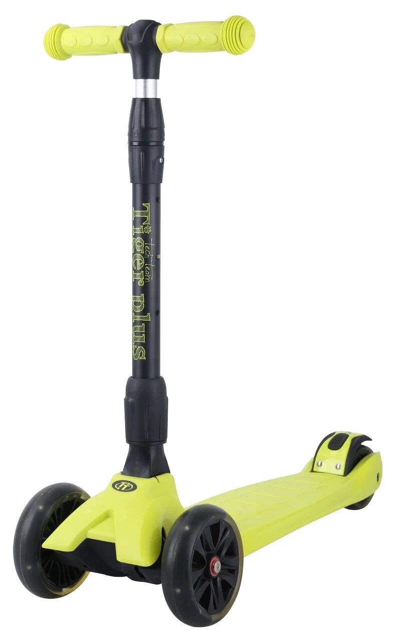 Самокат Tech Team Tiger plus green (1/4, NN007517)