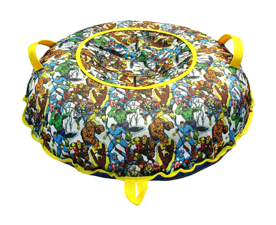 Санки надувные "Ватрушка "Супергерои"