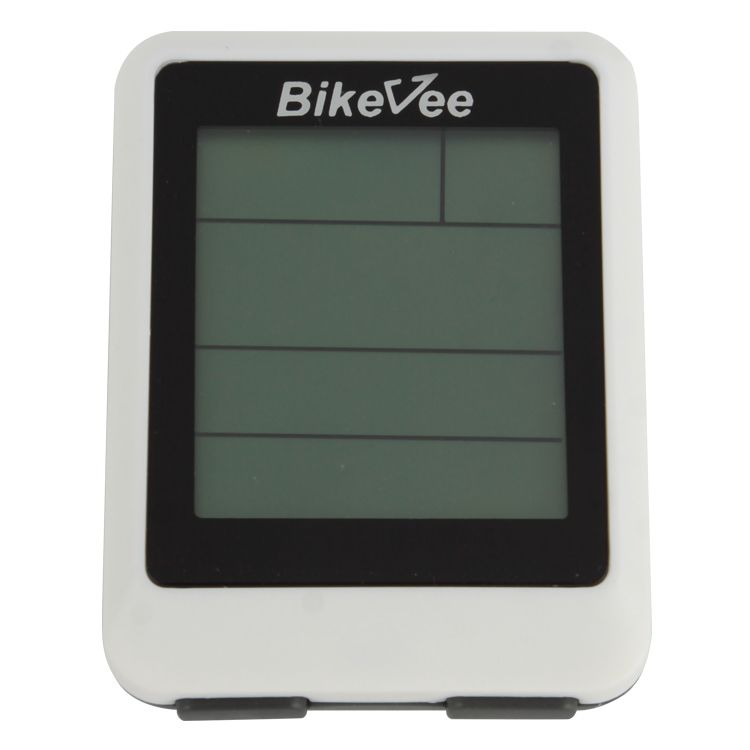 Велокомпьютер, беспроводной, BKV-9100, 20 функций, BikeVee (белый, 1CM000000025)