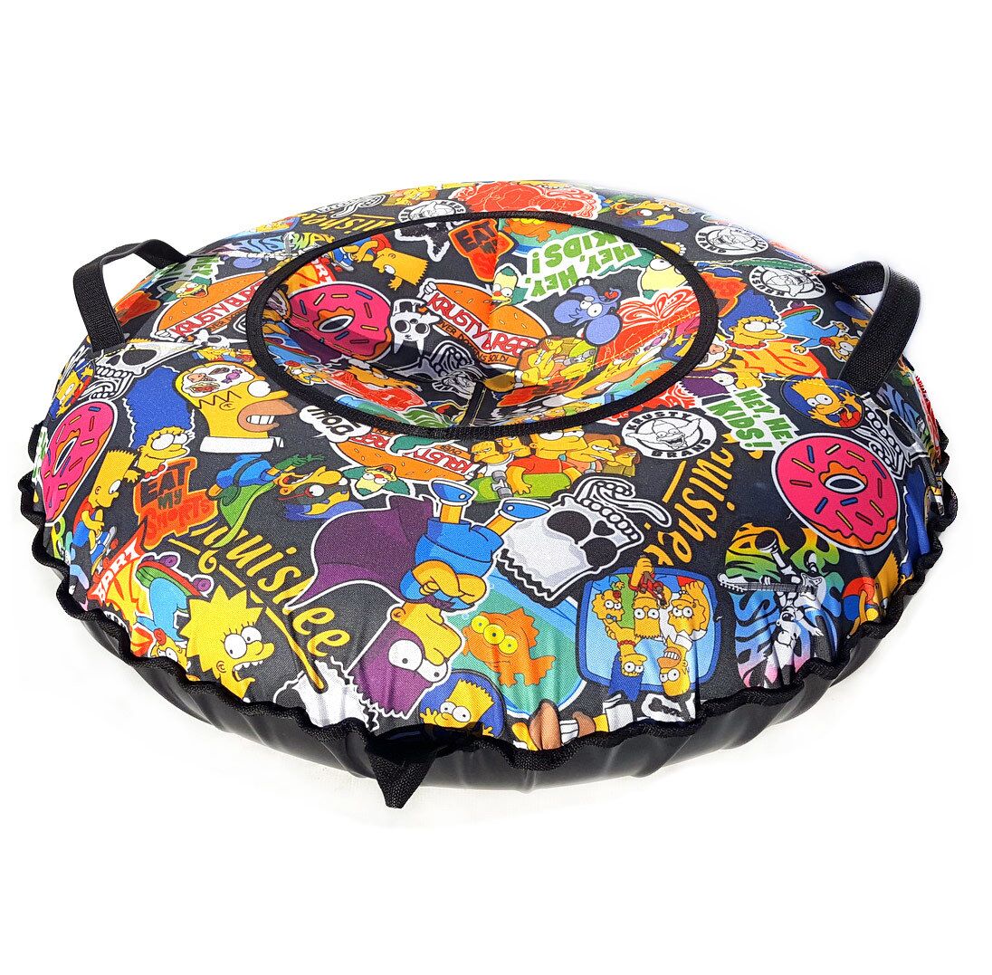 Санки надувные "Ватрушка "Симпсоны"