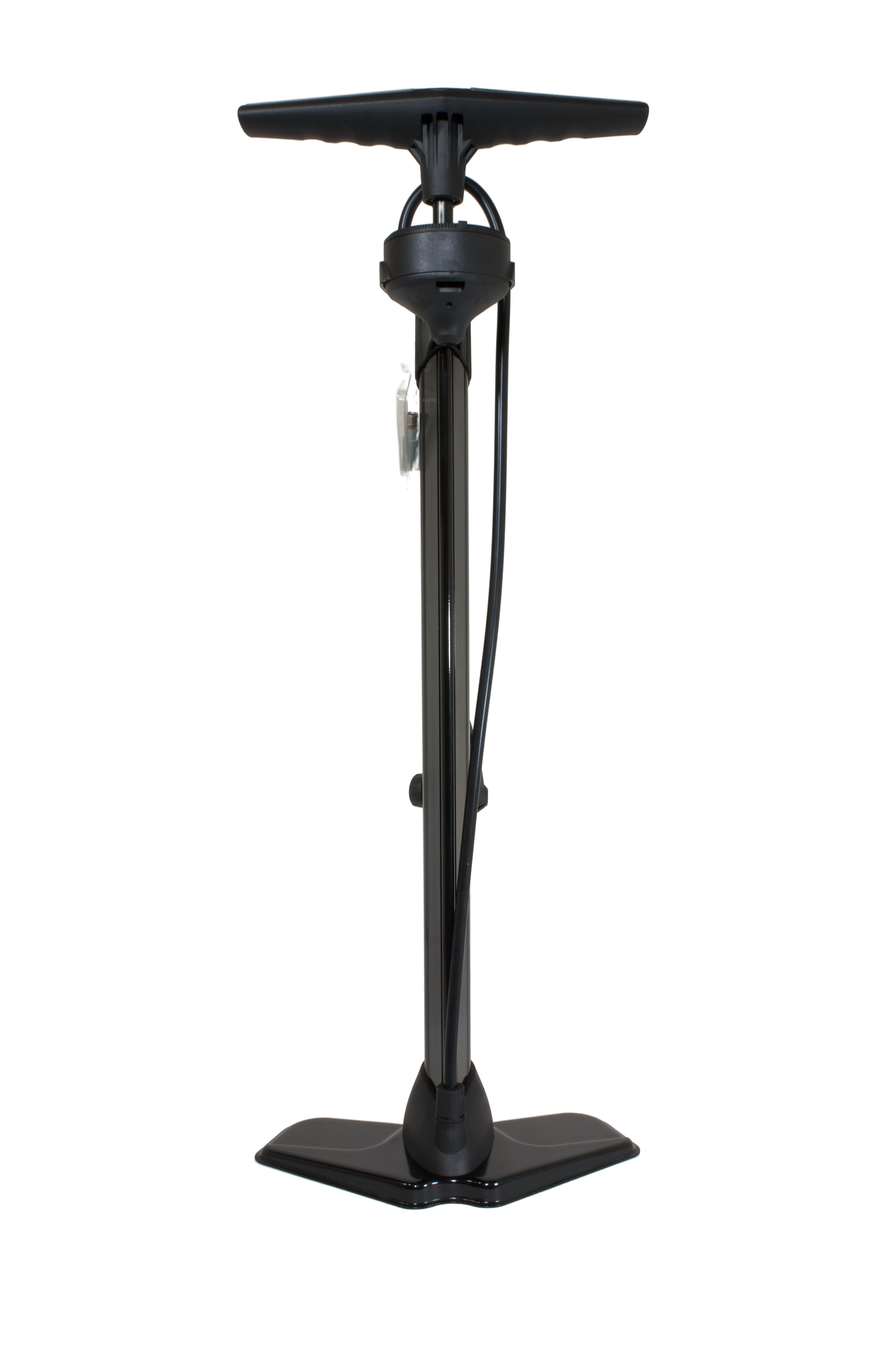 Насос BEE Pump, напольный алюминиевый, универсальный AV/PV/DV, переходник на Presta, 600 мм, с верхним манометром, P32B-10 (УТ00027401)