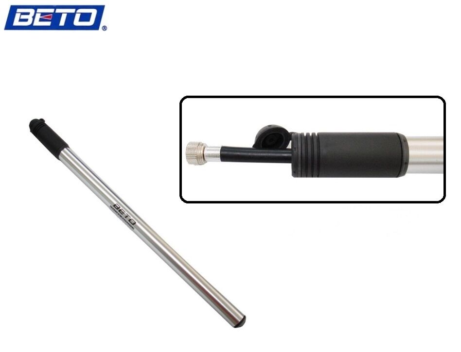 Насос компактный (ручной) BETO, CPS-006AL, Алюминиевый, 400 мм, с выдвижным шлангом, универсальный, AV/FV (BETOCPS006AL)