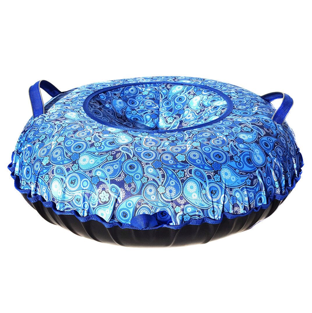 Санки надувные "Ватрушка "Зимние узоры"