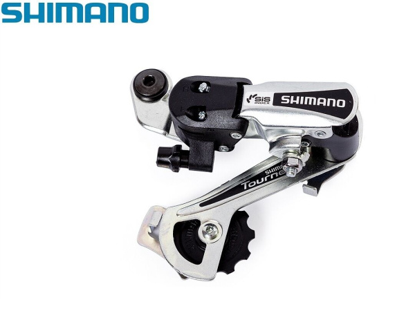 Переключатель задний SHIMANO Tourney RD-TY21A, 6/7 скор., под петух, SS (65мм), (серебр./черный, ARDTY21ASSDS)