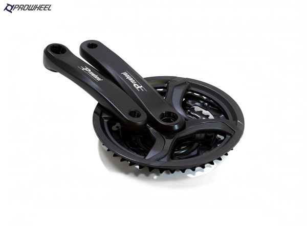 Комплект шатунов (система) PROWHEEL, алюминиевые шатуны 170 мм, SQR, 9/16, 42x32x22T, TC-CQ01 (черный, УТ00025629)