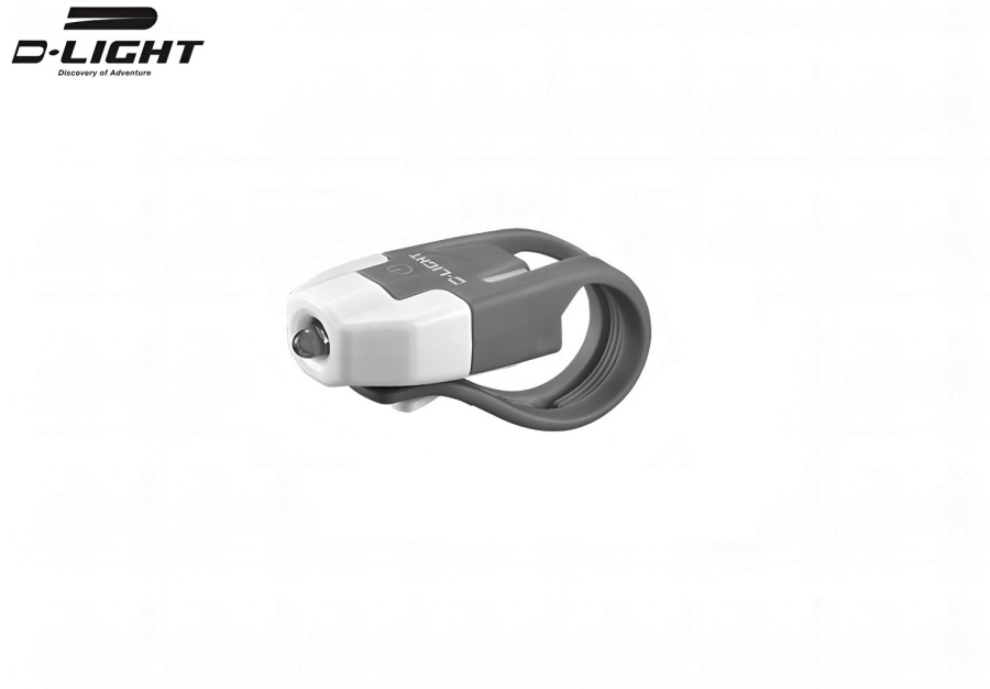 Фонарь задний D-Light, 1 LED Red, габаритный, универсальное крепление, CG-210R, White/Grey (УТ00030708)