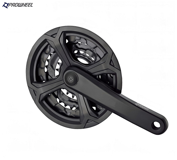 Комплект шатунов (система) PROWHEEL, алюминиевые шатуны 170 мм, SQR, 9/16, 42x32x22T, TC-CQ02 (черный, УТ00025628)