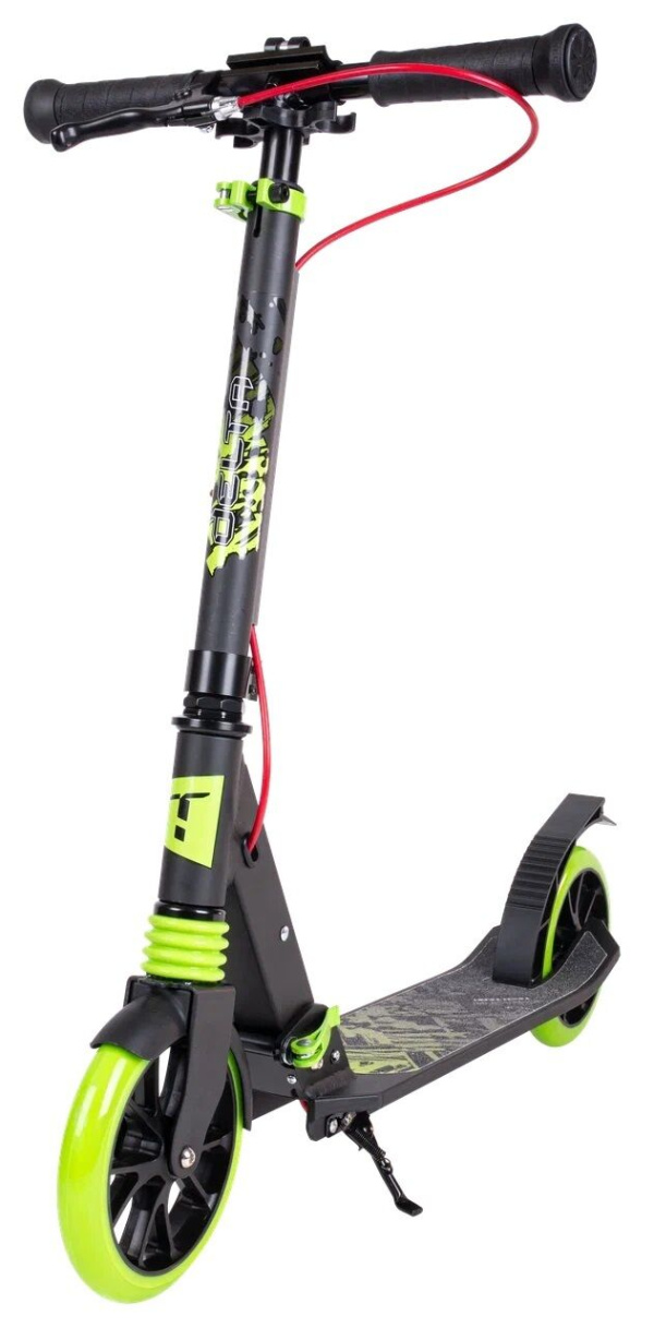 Самокат Tech Team Delta (black-green, NN010201)