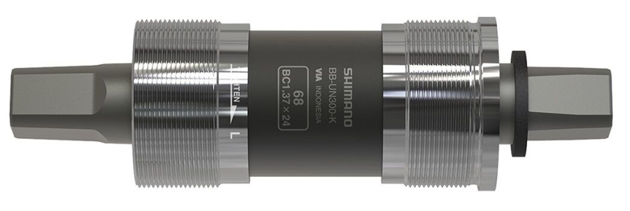 Каретка BB-UN300 SHIMANO картриджная, ACERA/ALIVIO, под квадрат, SQR 68 мм, 118 мм (ABBUN300B18B)