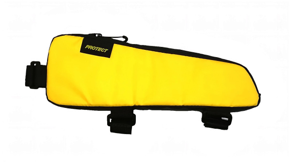 Велосумка Feedbag на раму, серия Bikepacking, 31х10х5 см, цвет желтый, PROTECT™ (555-657)
