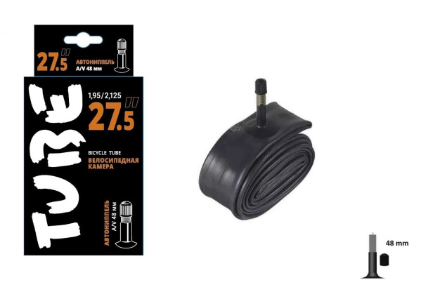 Камера 27,5x1,95/2,125 бутил, авто-ниппель, A/V-48 мм, NDN Tire, FORWARD (УТ00029617)