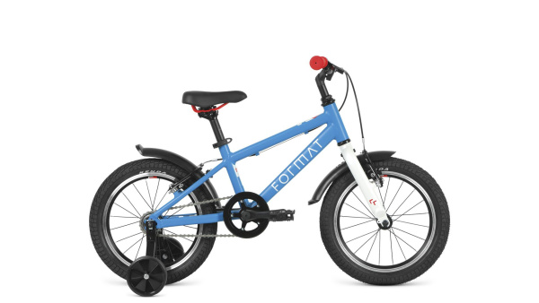 Велосипед FORMAT Kids 16 (16" 1 ск.) 2022, синий матовый, RBK22FM16526