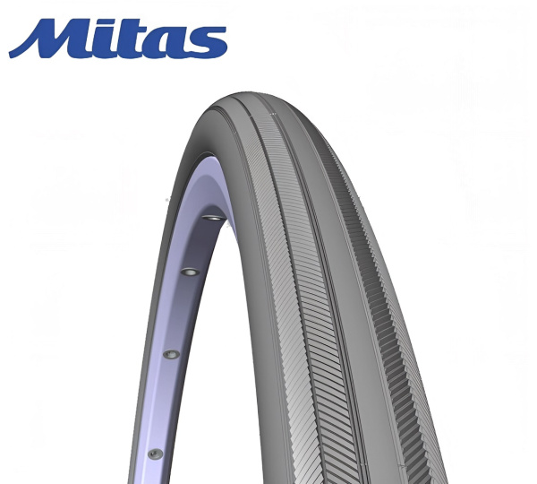 Покрышка 24x25C (25-540) TOURNIER Classic MITAS (подходит для инвалидных колясок) серый (510950301044)