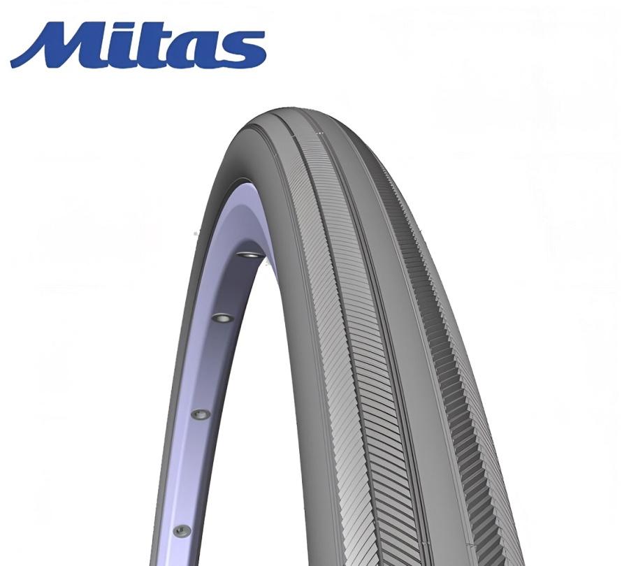 Покрышка 24x25C (25-540) TOURNIER Classic MITAS (подходит для инвалидных колясок) серый (510950301044)