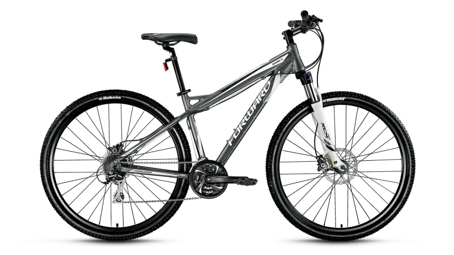 Велосипед FORWARD QUADRO 3.0 29 disc (29" 24 ск. рост 19") 2016-2017 (серый, RBKW7M69R005)