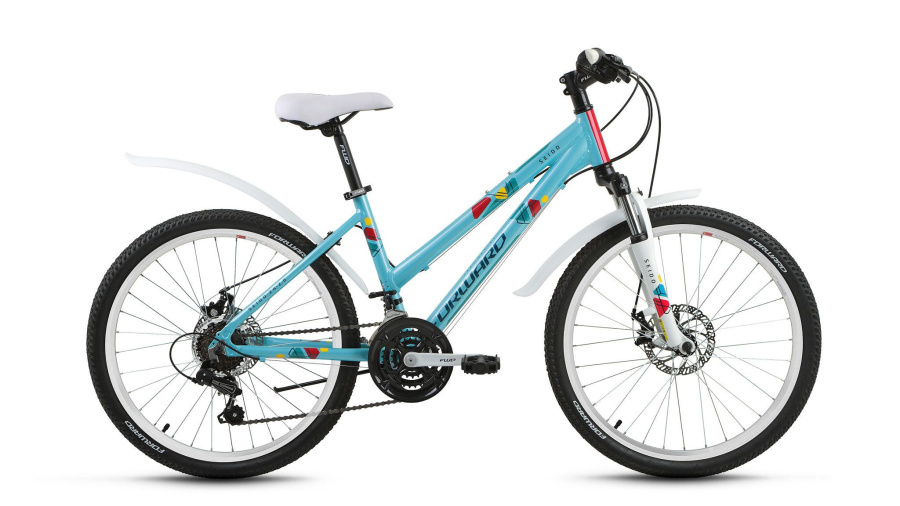 Велосипед FORWARD SEIDO 24 2.0 disc (24" 18 ск. рост 15") 2016-2017 (зеленый, RBKW7664P005)