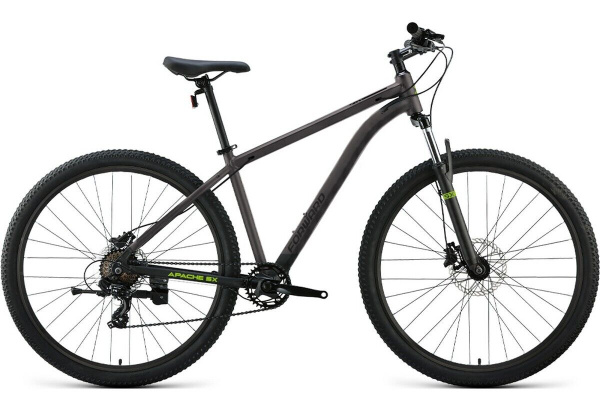 Велосипед FORWARD APACHE SX 27,5 (27,5" рост. 17") 2026 тёмно-серый / чёрный, SPRT26F0026