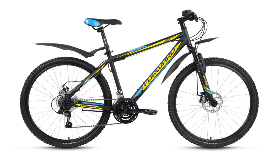 Велосипед FORWARD SPORTING 2.0 disc (26" 21 ск. рост 17") 2015-2016 (черный мат., RBKW6MN6Q012)