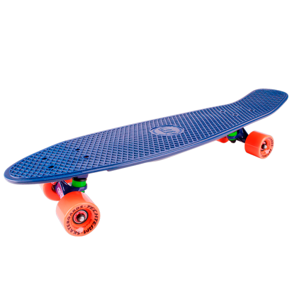 Скейтборд (пенниборд) Tech Team Classic 27" blue пластиковый (NN004176)