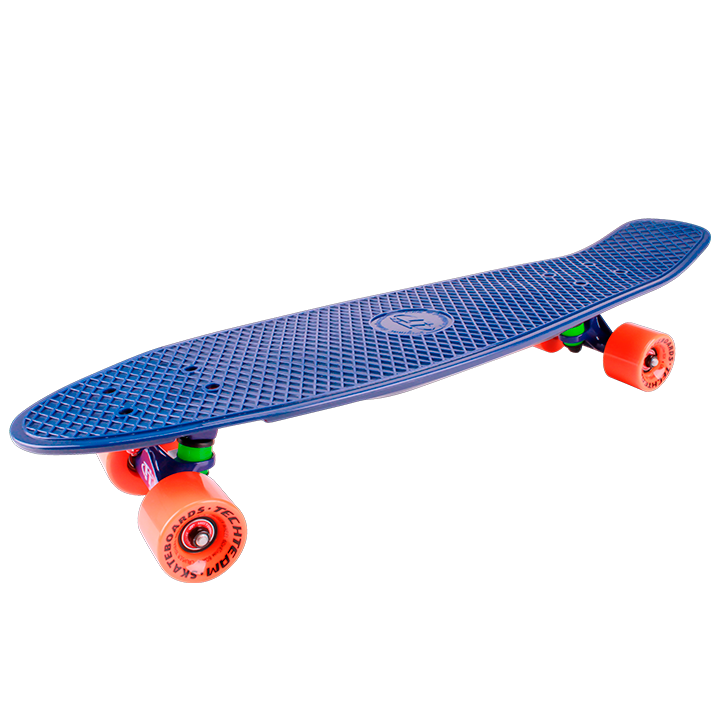 Скейтборд (пенниборд) Tech Team Classic 27" blue пластиковый (NN004176)