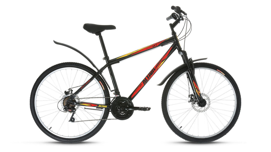 Велосипед ALTAIR MTB HT 26 3.0 disc (26" 18 ск. рост 17") 2016-2017 (черный, RBKT7MN6P015)