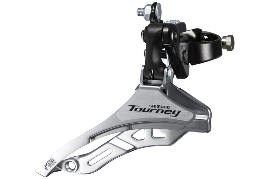 Переключатель передний SHIMANO FD-TY300 TOURNEY, нижняя тяга, 31,8, 42T (AFDTY300DSDM6)