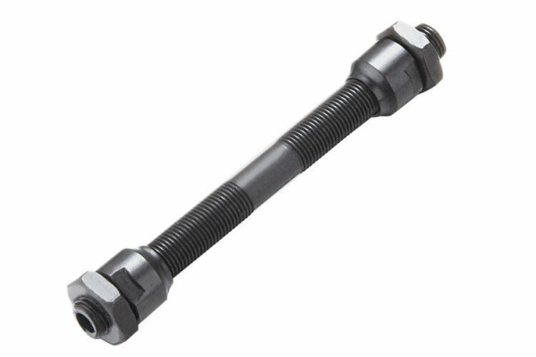 Ось передней втулки 3/8"x140 мм под гайки, в сборе, черная (OV307F)