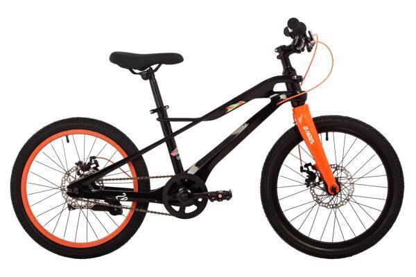 Велосипед NOVATRACK 20" LYNX. Магнезиевая рама, чёрный, защ.цепи, диск.тормоз, подножка