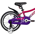 NOVATRACK 16" KATRINA алюм., V-brake, полная защита цепи, фуксия/фиолетовый