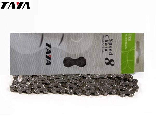Цепь TAYA (T-8S) 8 скор. (116 звеньев), 1/2''x 5/64'', звено 7,1 мм, пин, инд. упаковка, TS-80 (УТ00024610)