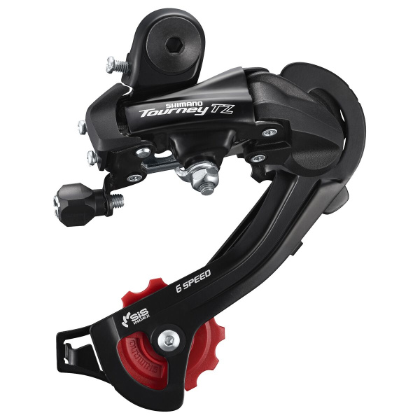 Переключатель задний SHIMANO TOURNEY RD-TZ500, 6/7 ск. крепление (на болт) под петух, SGS (ARDTZ500GSD)