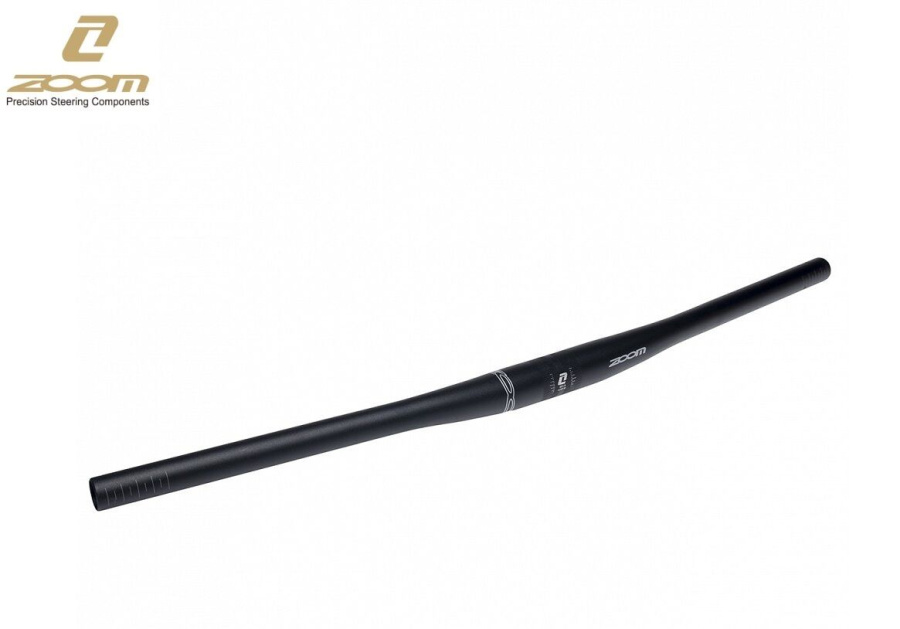 Руль MTB ZOOM, длина 780 мм, посадка Ø 31,8 мм, свип 6°, алюминиевый, ZOOM-300BT (черный, ZOOM300BT780)